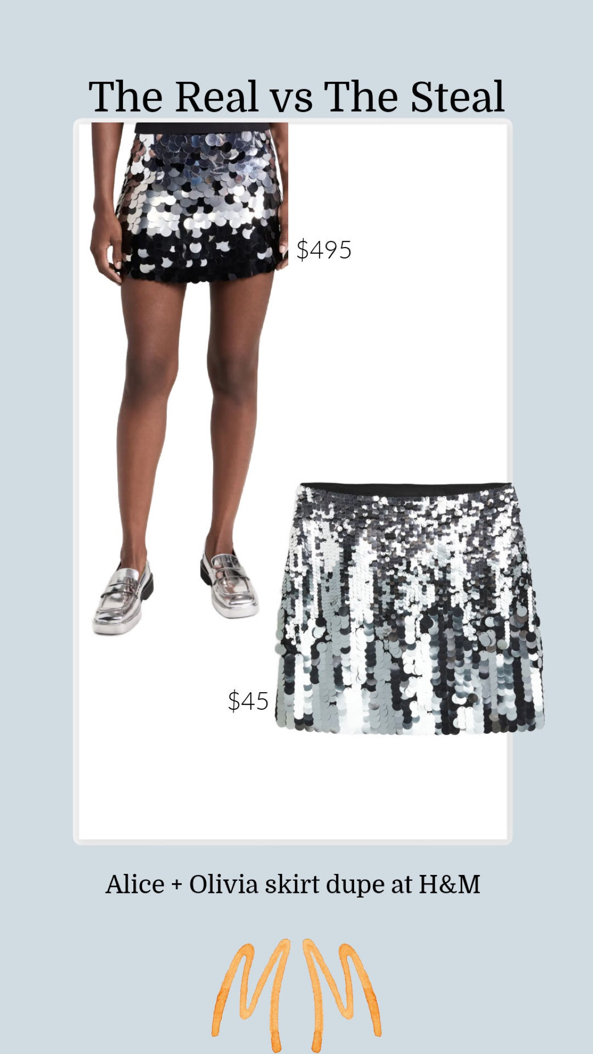 Alice + Olivia dupe! #hmfinds #under50 #sequins #sequinskirt #holiday #holidayskirt #holidayoutfits #dupe #dupes 

#LTKfindsunder50 #LTKstyletip #LTKHoliday