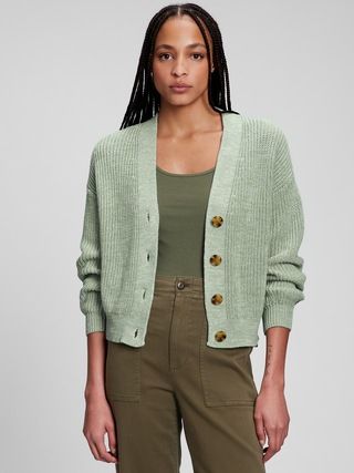 Shaker Stitch Cardigan | Gap Factory