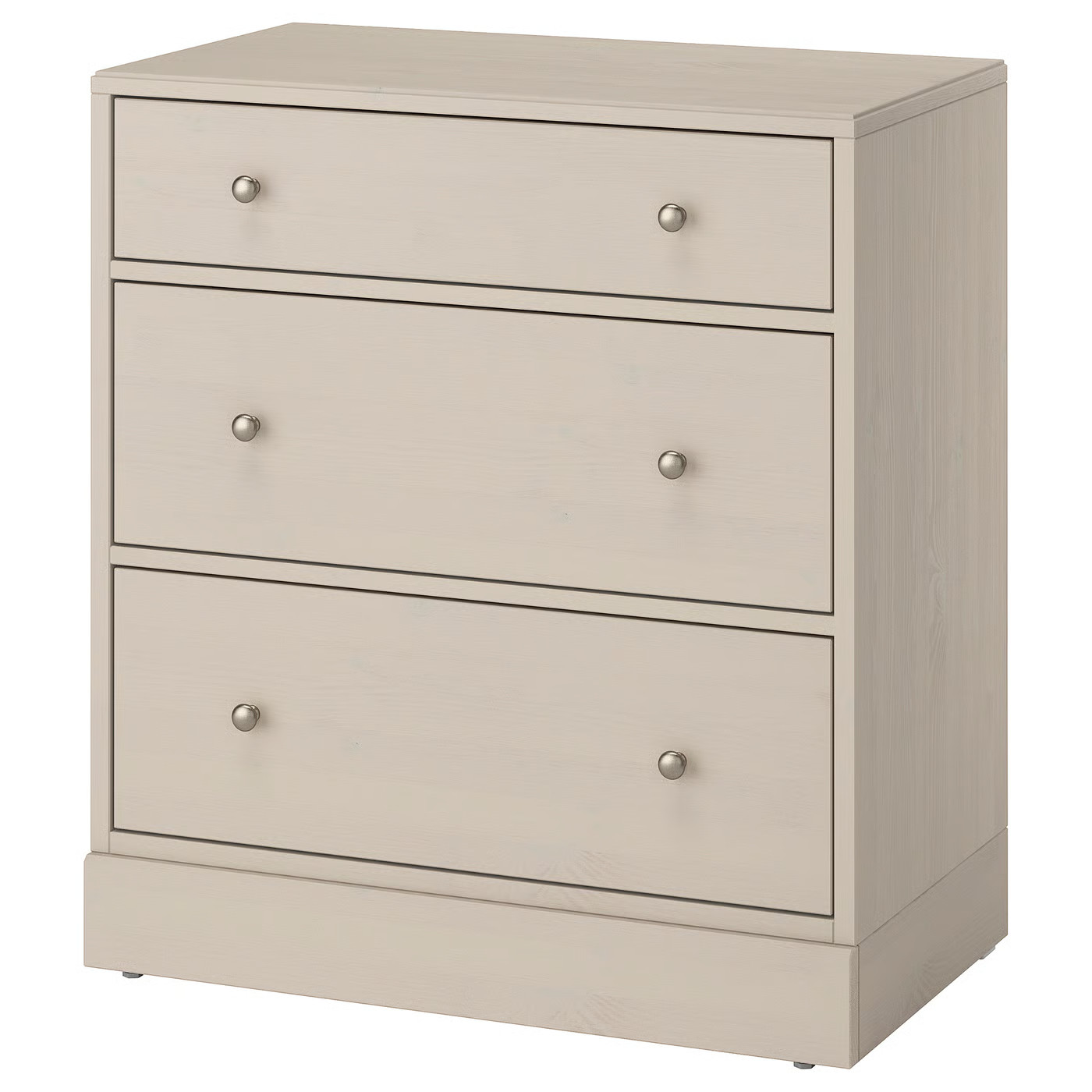 HAVSTA 3-drawer dresser, gray-beige, 31 7/8x18 1/2x35 " | IKEA US