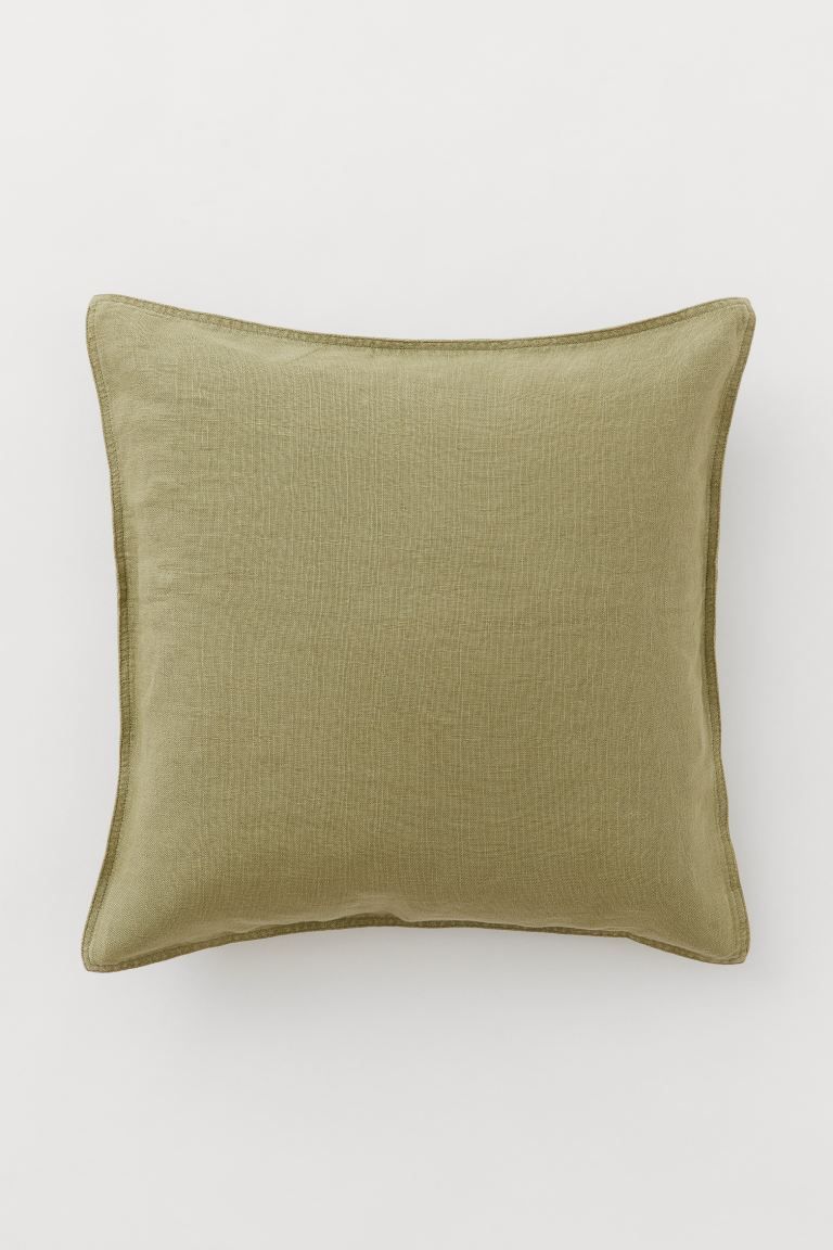 Washed Linen Cushion Cover | H&M (US)