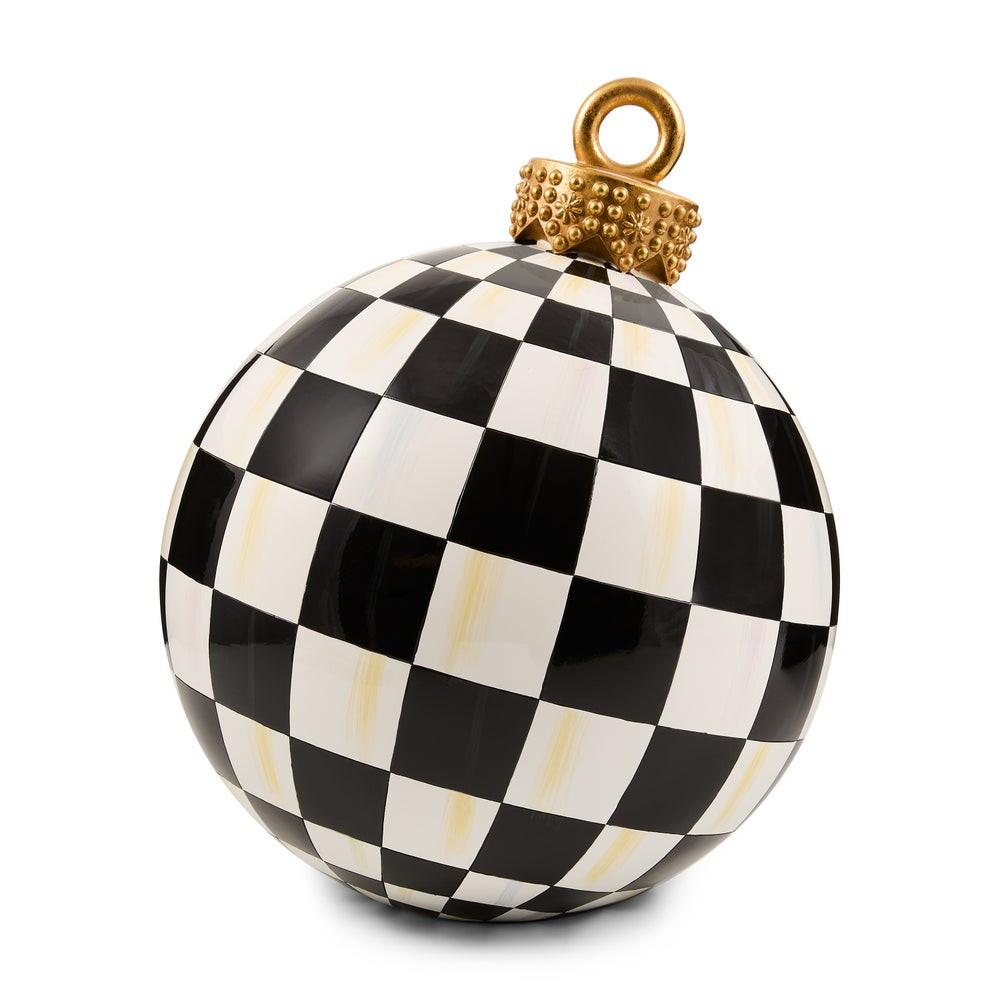 Courtly Check Large Tabletop Ornament | MacKenzie-Childs