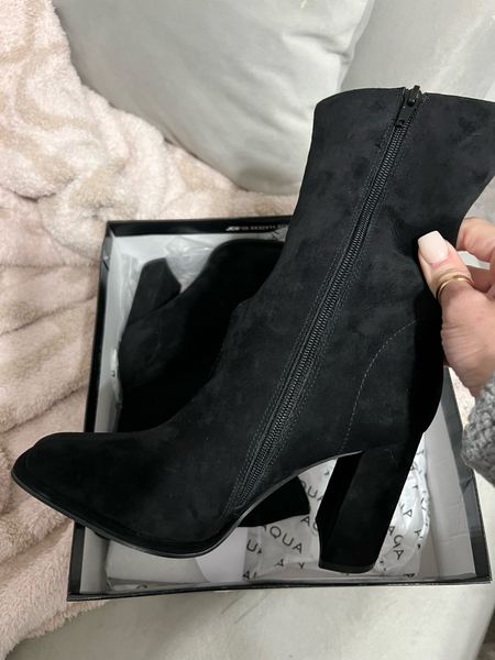 Suede Booties on sale
Run tts I got a 7.5 

#LTKSeasonal #LTKshoecrush #LTKsalealert