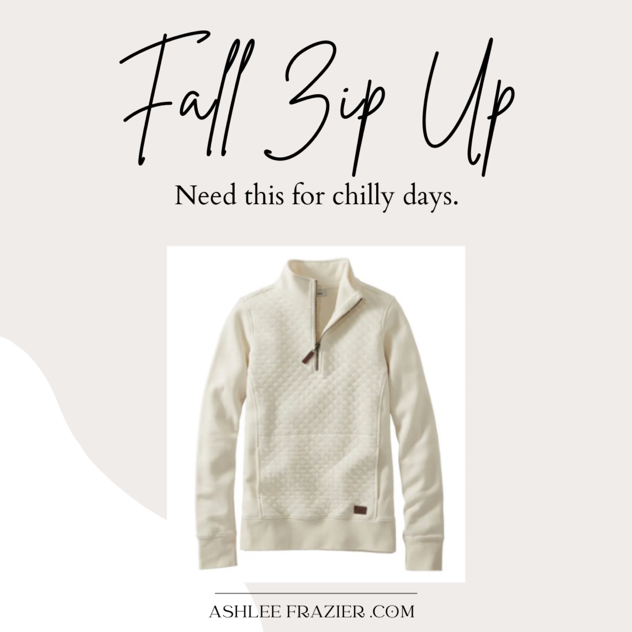 A zip-up for the few chill days we get in Houston.

#LTKstyletip #LTKSeasonal