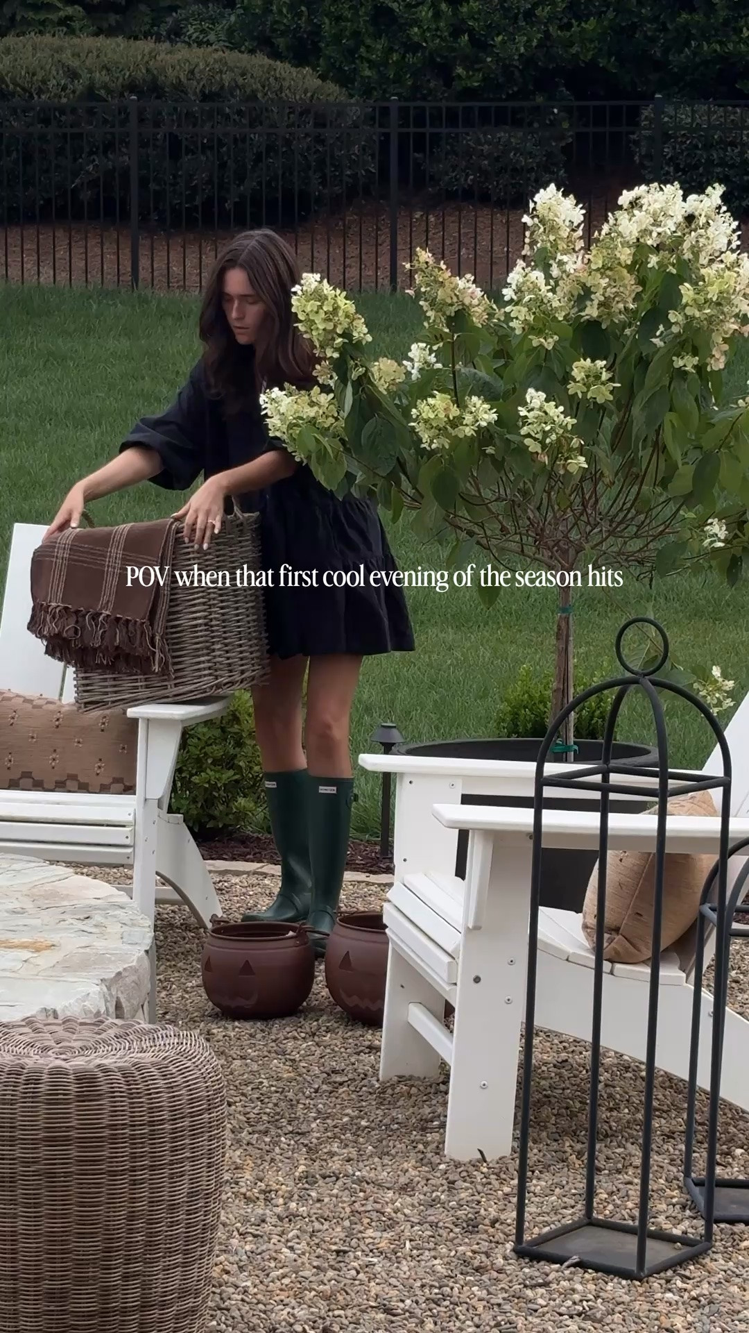 #ad Cooler evenings are almost here (or here's hoping!), and I couldn't wait to get our backyard
ready for cozy nights around the fire! 

I mixed investment pieces we'll use for years with a few
simple touches that instantly make the space feel ready for fall. 

Everything is from @wayfair!
Comment SHOP and I'll send you all the links! @shop.ltk
@wayfair #Wayfair #WayfairPartner #liketkit