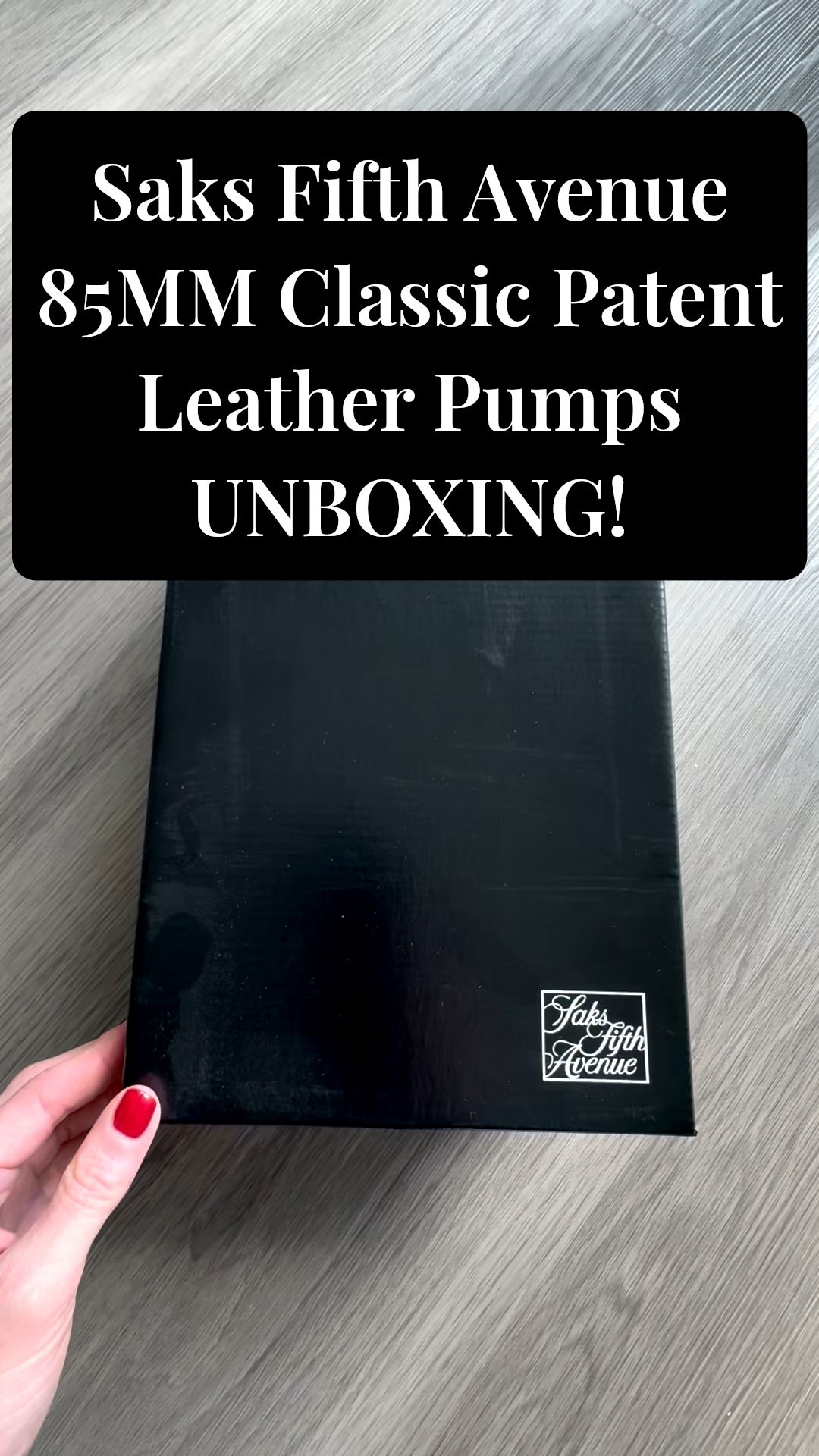 Saks Fifth Avenue, 85MM Classic Patent Leather Pumps unboxing Black Friday deal I bought! Amazing gifts stop on sale Amazon and at Sam’s fifth Avenue for LTK cyber week Black Friday cyber Monday shoe sales for women

#LTKGiftGuide #LTKCyberWeek #LTKSaleAlert