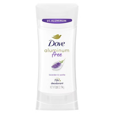 Dove Beauty Aluminum Free Lavender & Vanilla Deodorant Stick - 2.6oz | Target