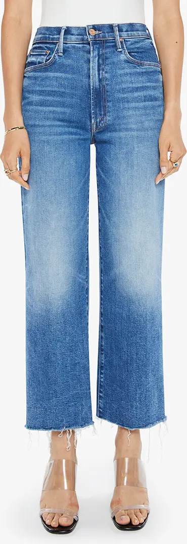 The Maven Mid Rise Fray Hem Ankle Jeans | Nordstrom