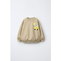 Zara - Sweatshirt Mit Taxi-Print - Hellbeige - 6 Jahre (116 Cm) - Unisex | Zara DE