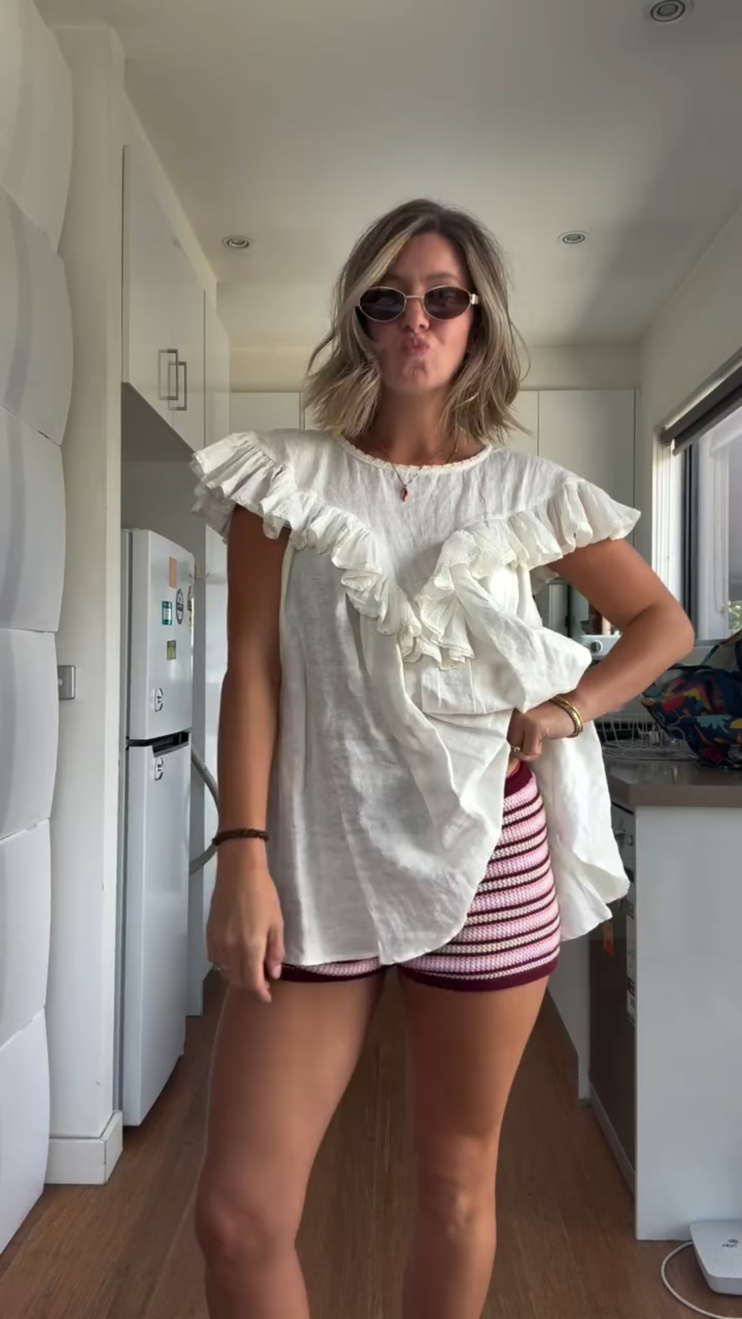 Today’s cute little outfit. 🌸

Top @vrg.grl 
Shorts @perfectstranger_thelabel 
Shoes @archiesfootwear 
Sunglasses @luvlou._ 

#australianfashion #vrggrl #theperfectstranger #archiesfootwear # 

#LTKaustralia #LTKsummer #LTKspring