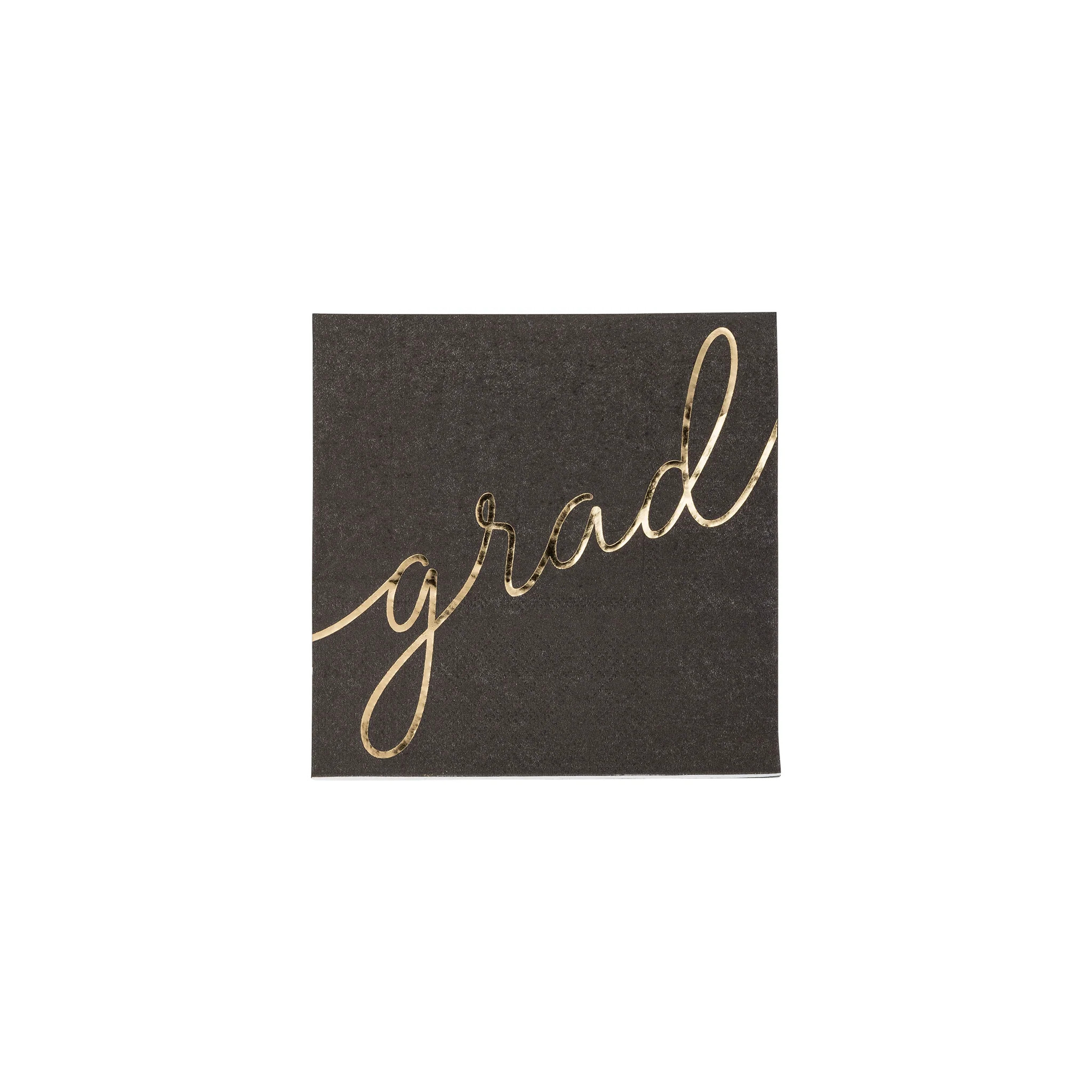 Script Grad Paper Cocktail Napkin | My Mind's Eye