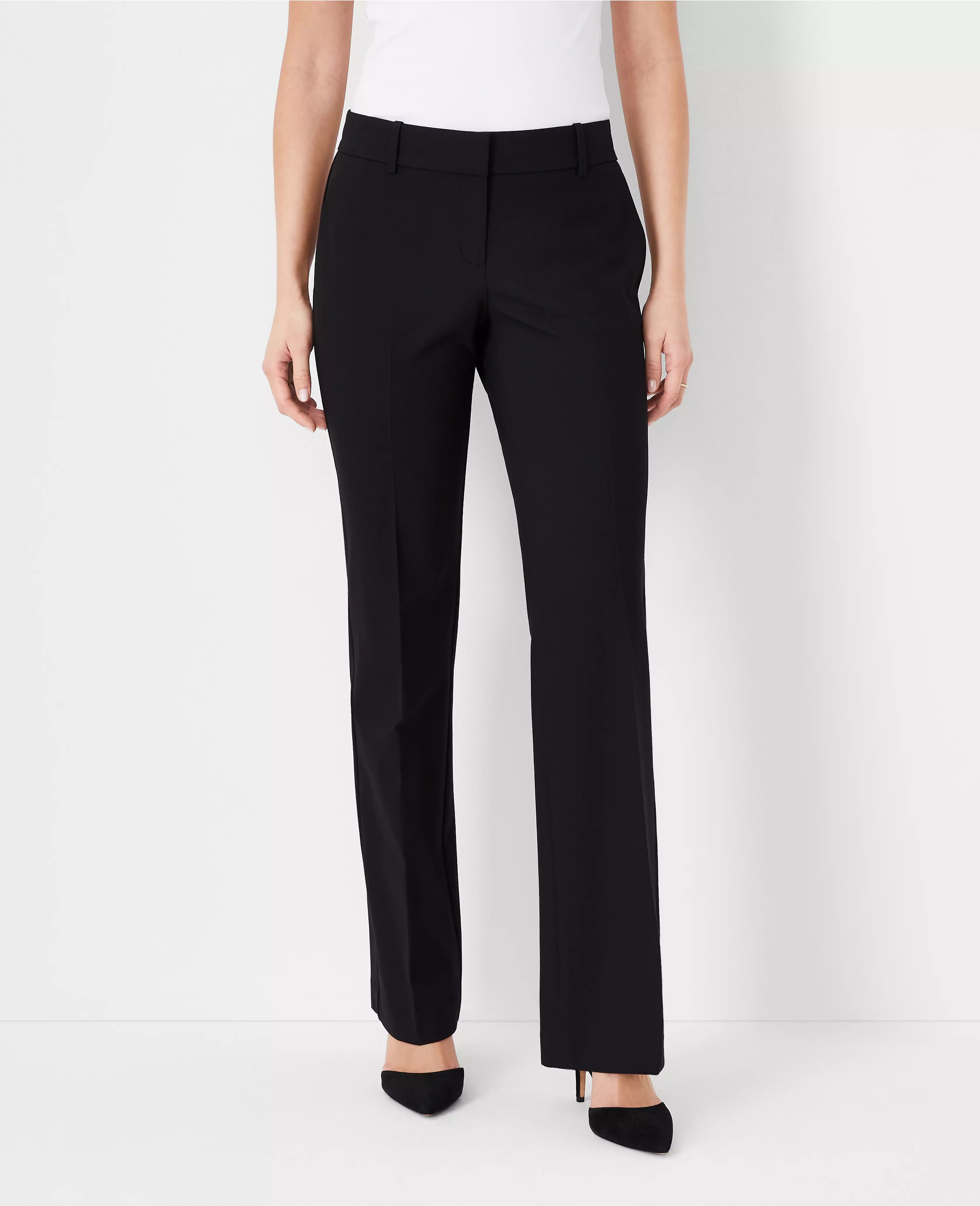 The Trouser Pant in Seasonless Stretch - Curvy Fit | Ann Taylor (US)