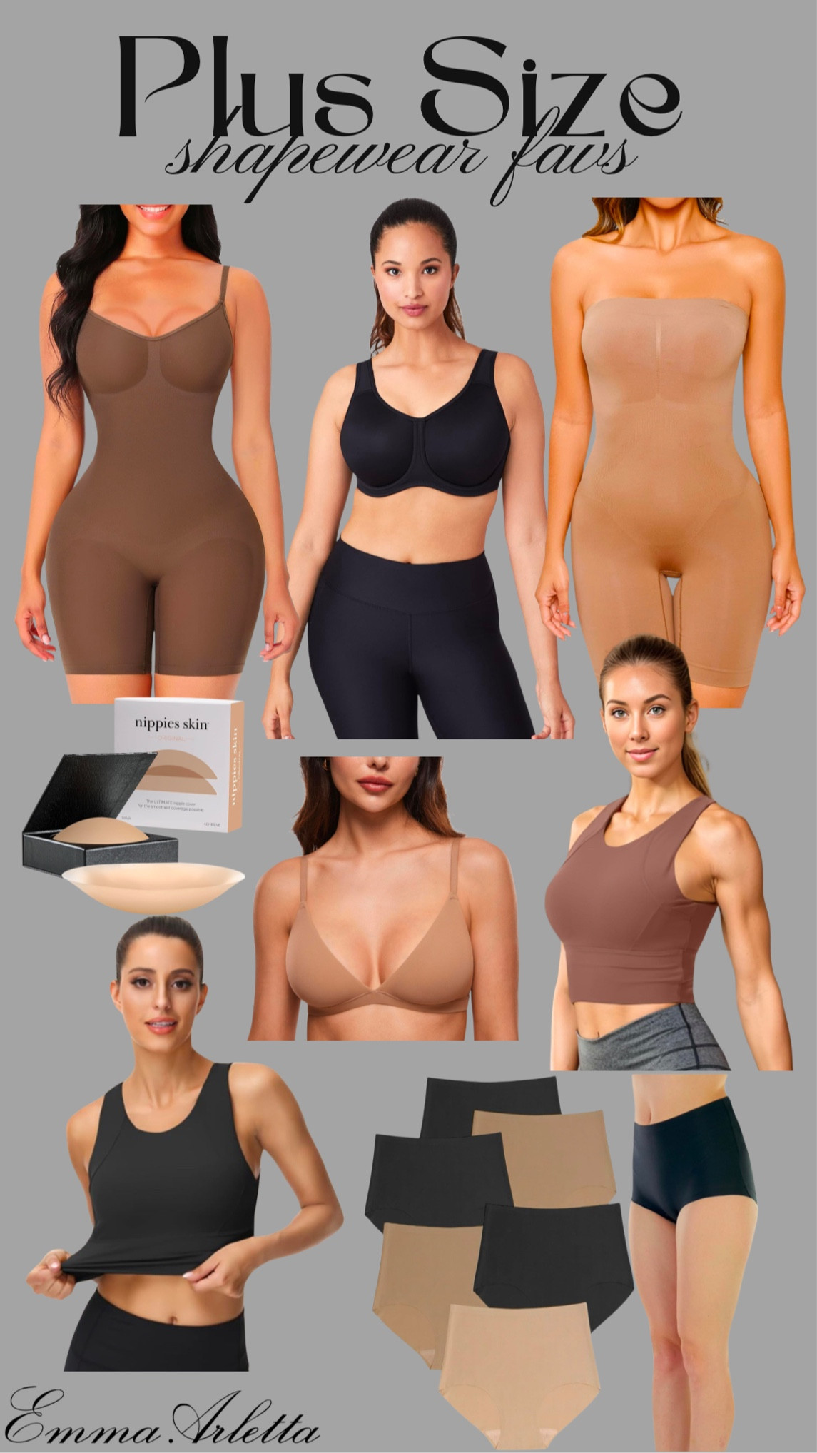 My shapewear go-to’s ⏳

Shapewear, undergarments, bra, underwear, body shaper

#LTKPlusSize #LTKStyleTip
