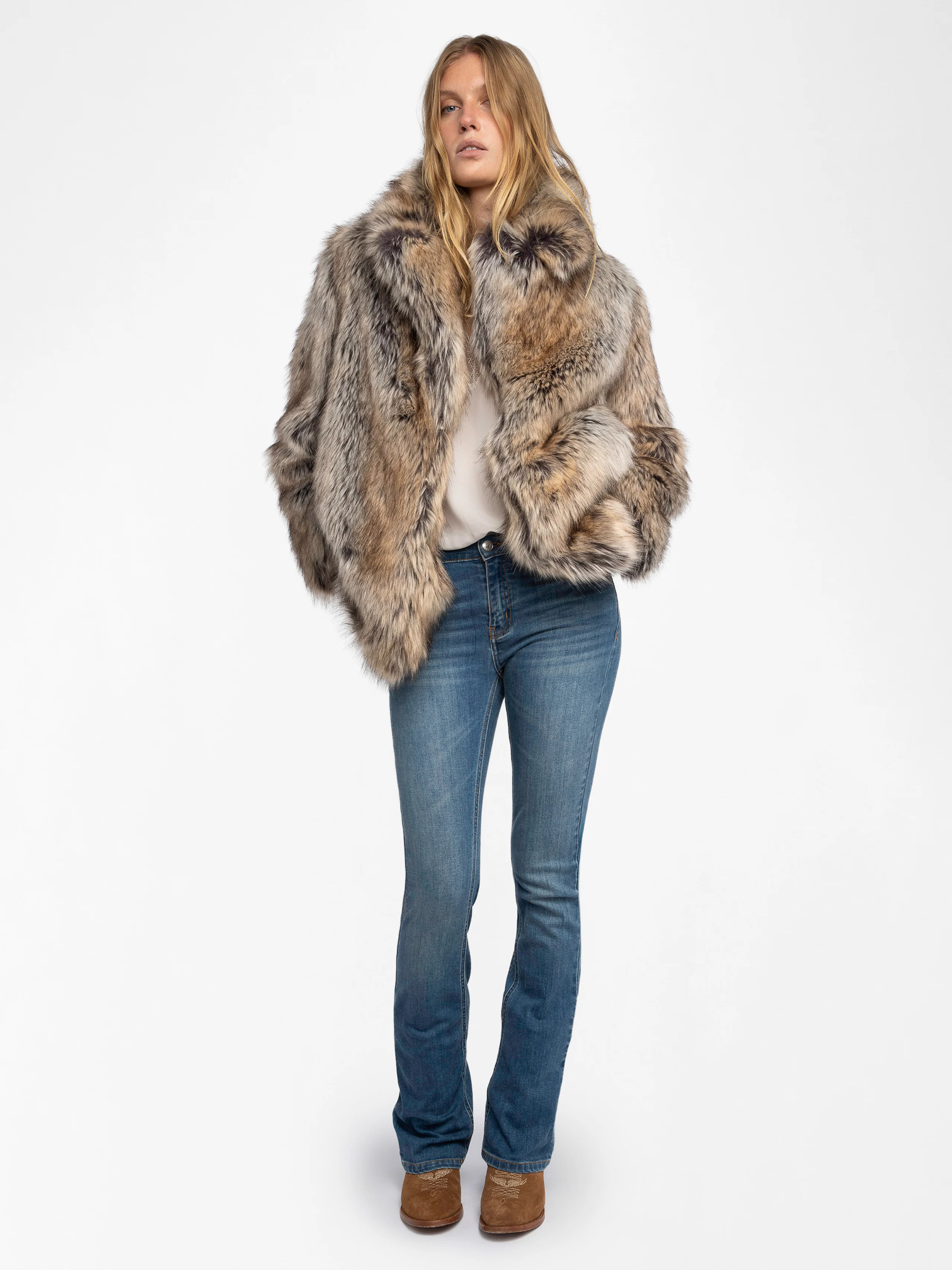 Faune Faux Fur Short Coat | Zadig et Voltaire (US)