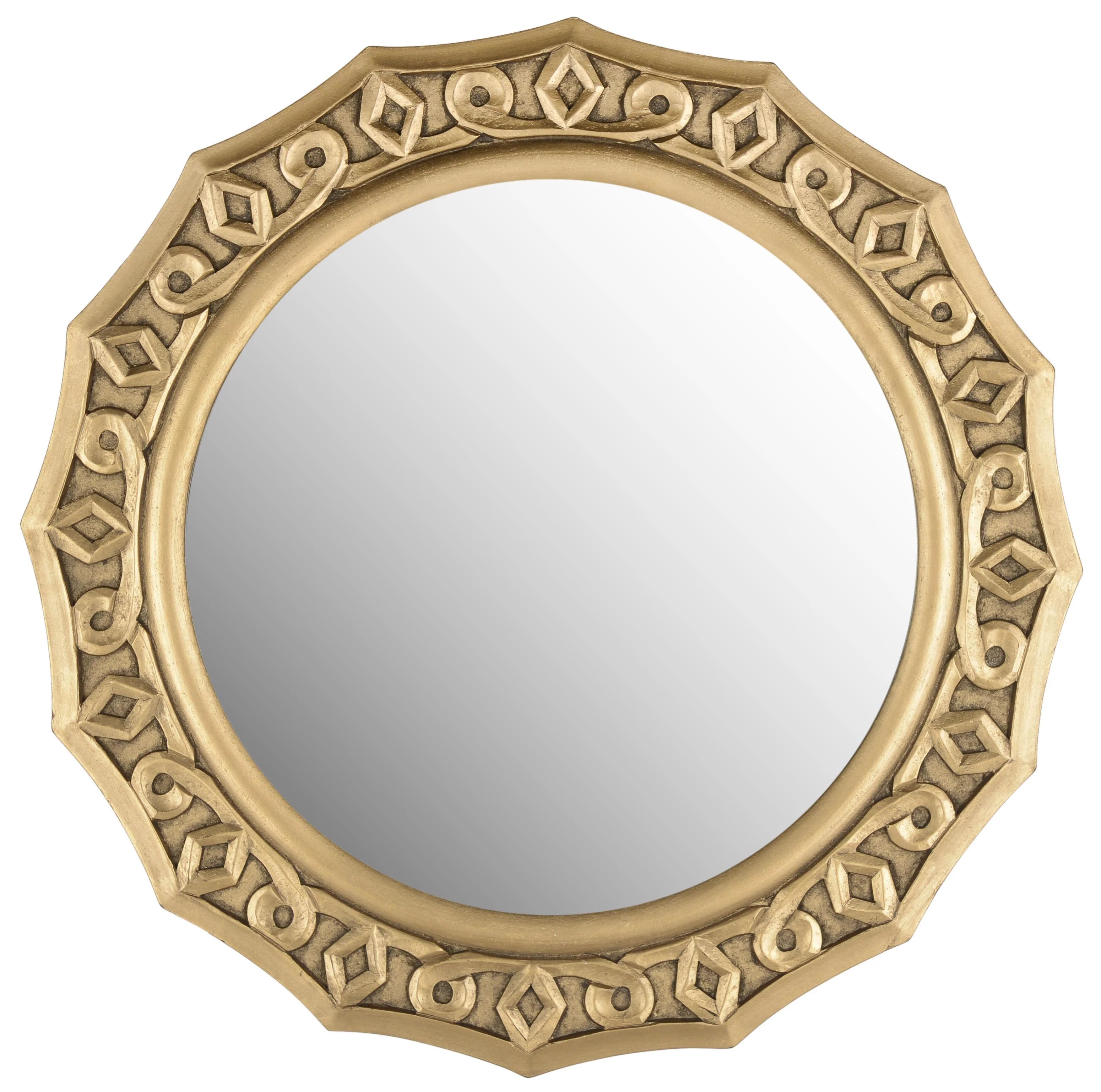 Round Lace Accent Mirror | Wayfair North America