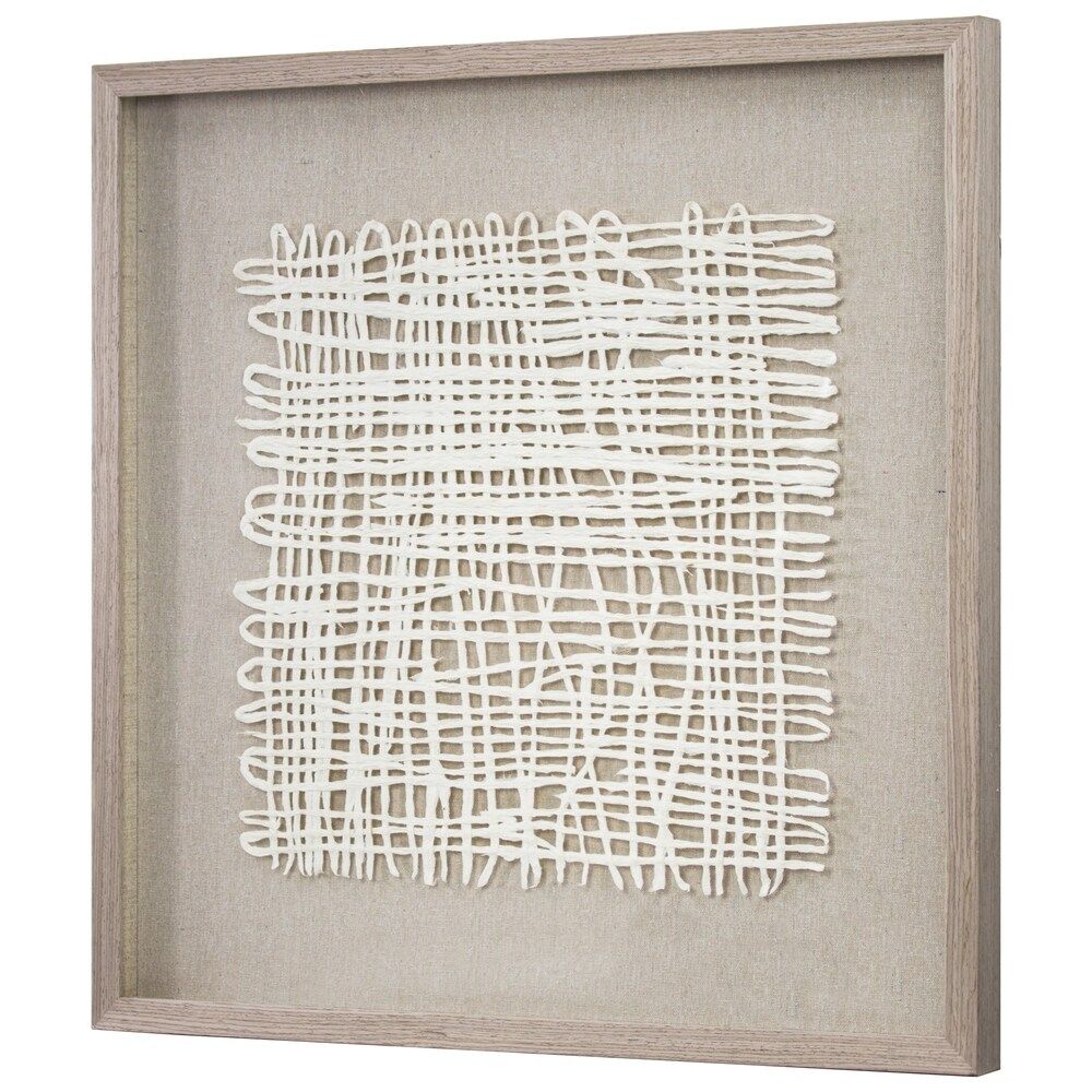 Handmade Rice Paper Wall Art (24" x 24") | Bed Bath & Beyond