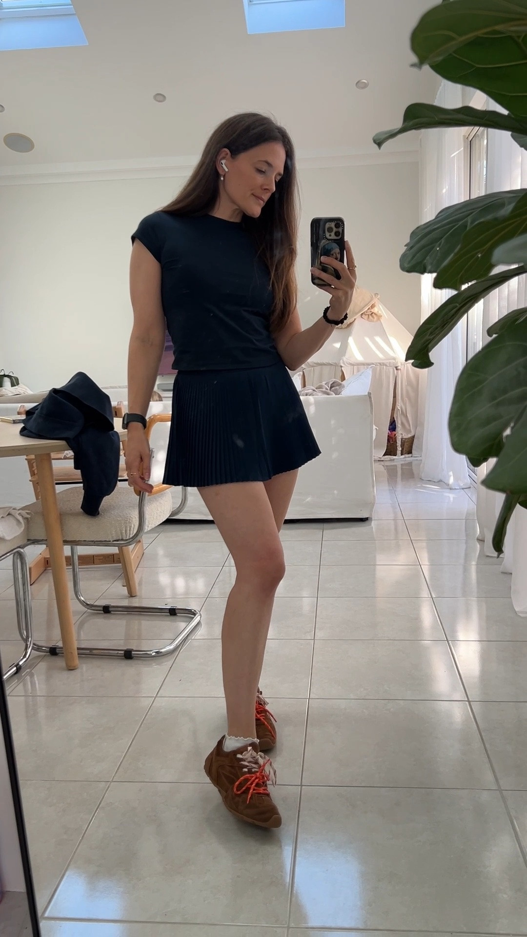 The cutest tennis skirt that I absolutely wear on walks but not to play tennis. Super cute bay tee in organic cotton and most comfortable sneakers too!

#LTKaustralia #LTKfitness #LTKstyletip