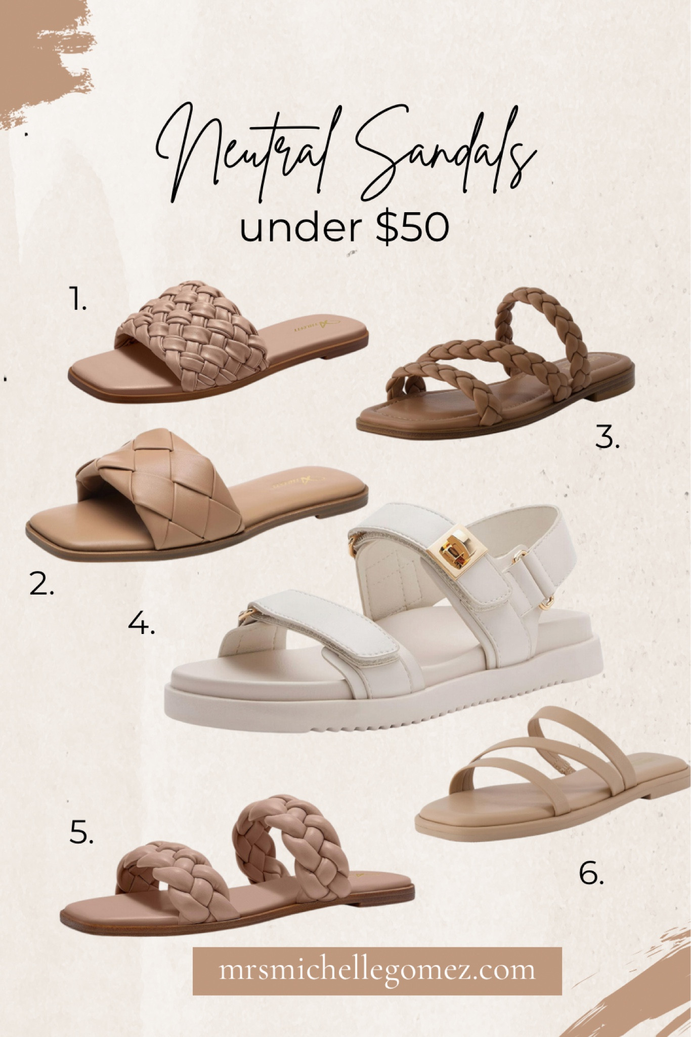 Neutral sandals for under $50 😎#sandals #neutralsandals 

#LTKFindsUnder50