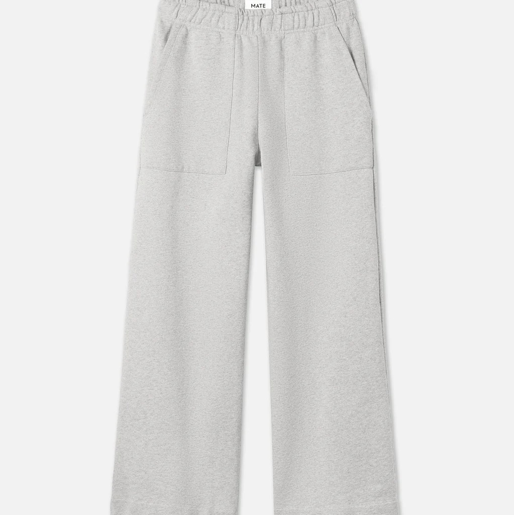 Organic Fleece Wide Leg Pant | MATE The Label
