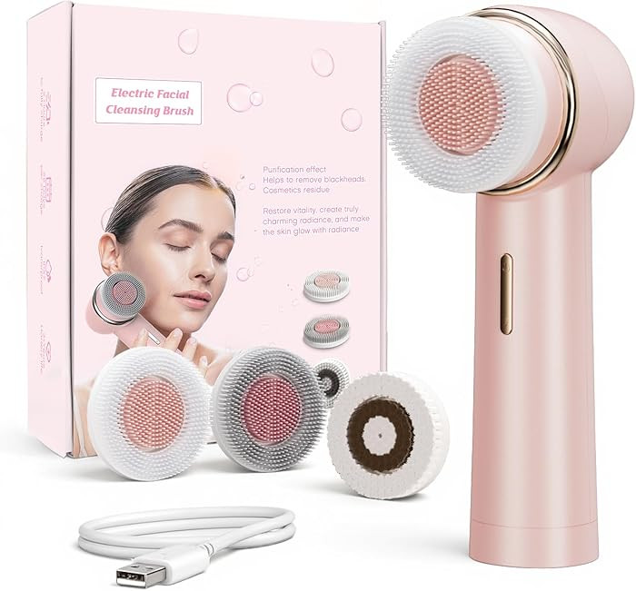 Double Directional Rotating Teenage Cleansing Brush, deep Pore Cleaning Rechargeable Waterproof C... | Amazon (US)