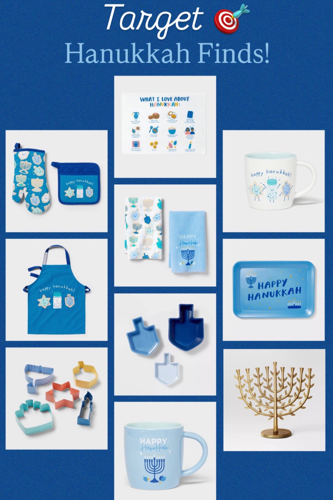 Target is on fire with their Hanukkah merch this year! 