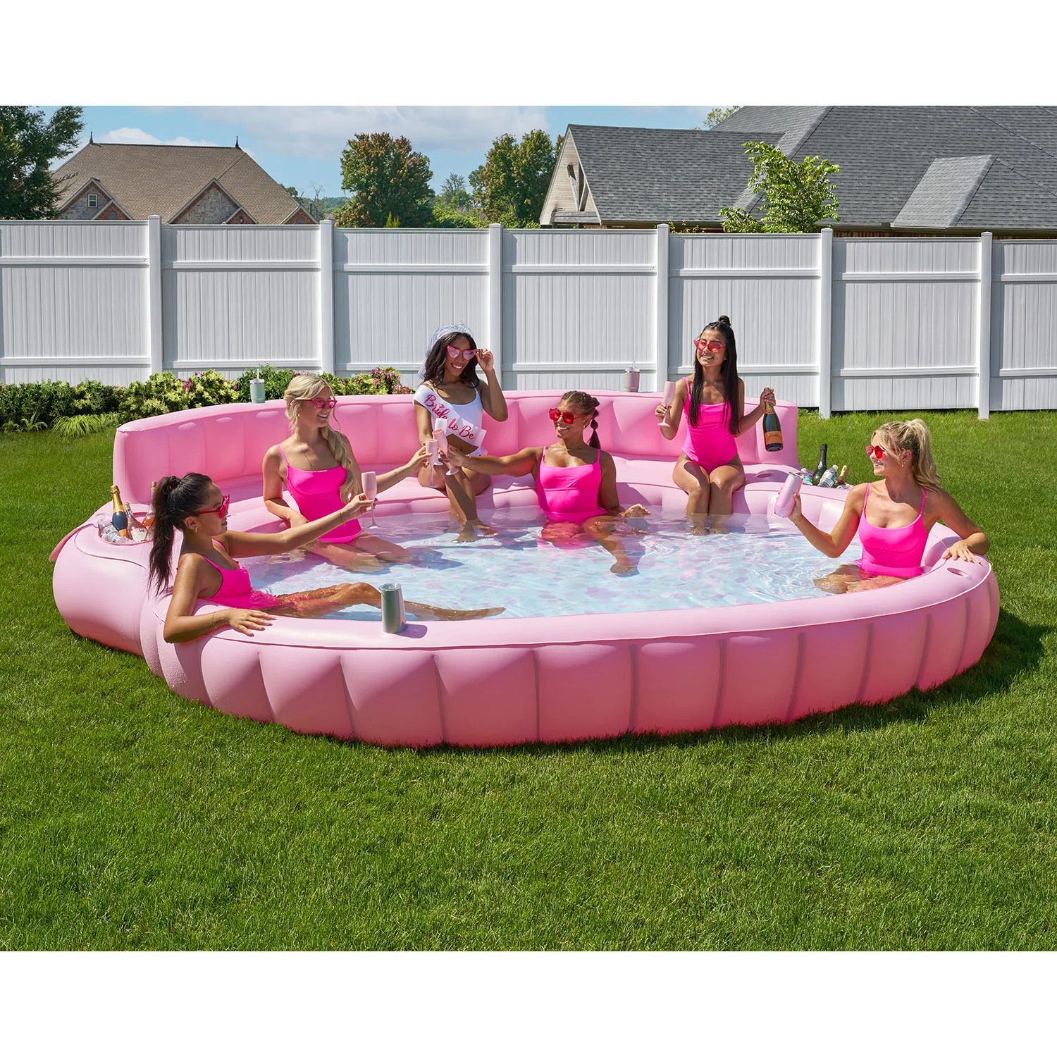 Member's Mark Oversized Inflatable Sofa:- Pink | Sam's Club