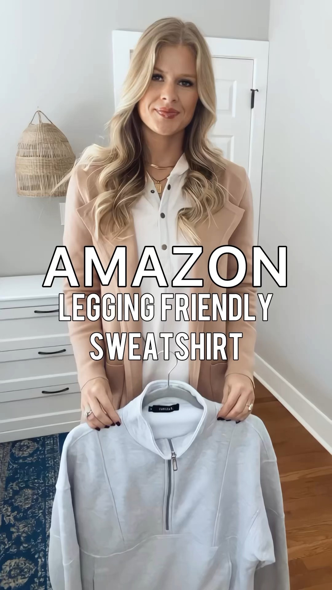 There’s nothing better than a sweatshirt that’s legging friendly - this one is so soft and comfortable! Paired it with my favorite buttery soft leggings!

Wearing size medium in the sweatshirt and tee, size small in the leggings!

#amazondeals #amazonmusthave #momstyle #winterstyle #winterfashion 

#LTKHoliday #LTKdayinmylife #LTKGiftGuide