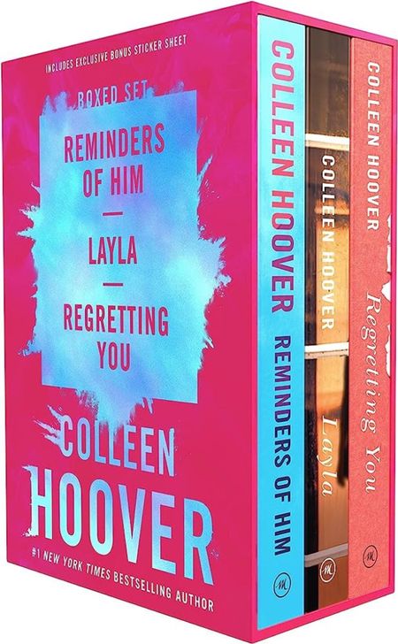 This 3 book set by Colleen Hoover is currently 58% off from Amazon right now!! Snag it while you can. 

#LTKsalealert #LTKtravel #LTKhome