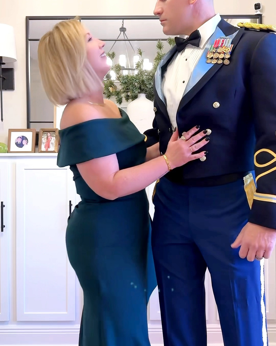 The Military Bal dress I wore. This brand is my absolute favorite and hugs all my curves in the right places and is definitely a statement when you walk in the room. The absolute best formalwear for the holiday season.

#LTKWedding #LTKSeasonal #LTKSaleAlert