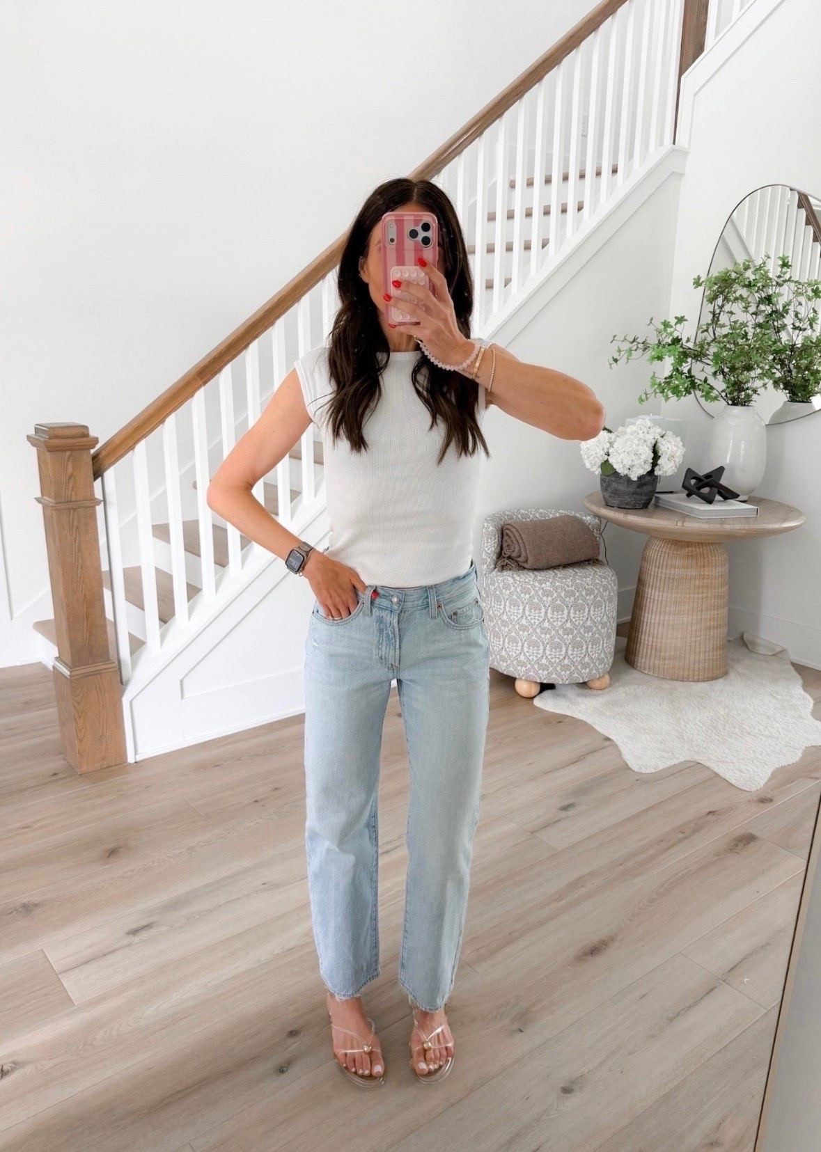 These straight leg jeans are one of those pairs you’ll wear on repeat. The light wash goes with everything, and the fit is relaxed without feeling too baggy. They’re an easy everyday jean that works with everything from basic tanks to lightweight sweaters.

Straight leg jeans, Light wash denim, Everyday jeans, Casual outfit, Summer denim, Neutral style, Capsule wardrobe, Amazon fashion, Denim outfit, Outfit inspiration, Wardrobe staples, annabrstyle

#LTKootd #LTKOver40 #LTKdayinmylife