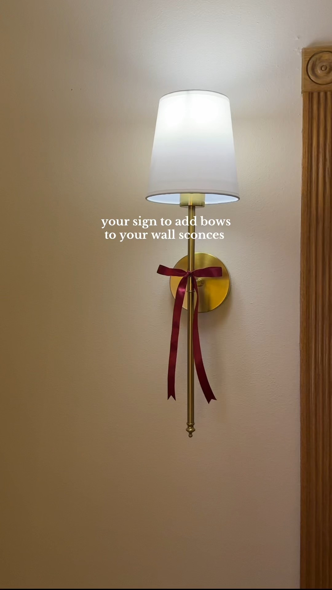 your sign to add bows to your wall sconces 😍
•

#LTKHome #LTKHoliday #LTKDecor #HomeDecorInspo #HolidayHomeDecor #WallSconceDecor #ChristmasDecorIdeas #HolidayStyling #CozyHomeVibes #FestiveHome #ChristmasDecorInspo #LTKFinds #HomeDetails #HolidayTouches #ElegantChristmasDecor

#LTKHome #LTKHoliday #LTKSeasonal