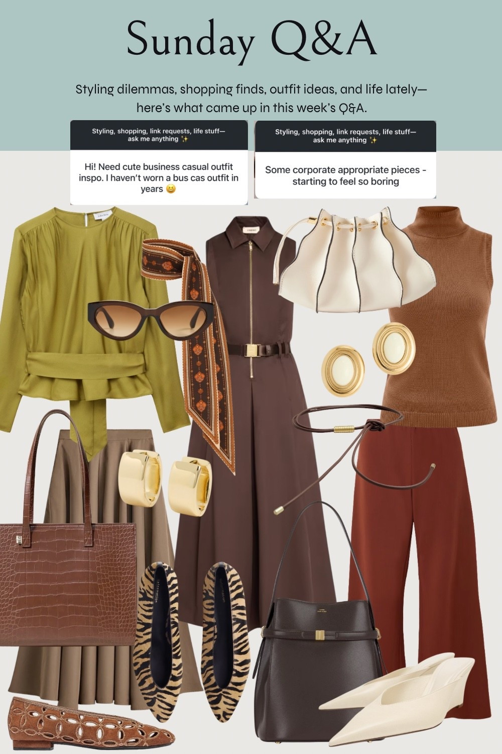 Fall workwear that isn’t boring! 🍂💻☕️