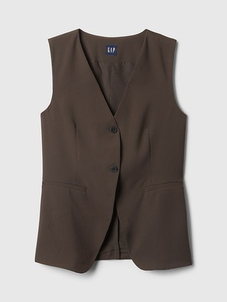 Longline Twill Vest | Gap (US)