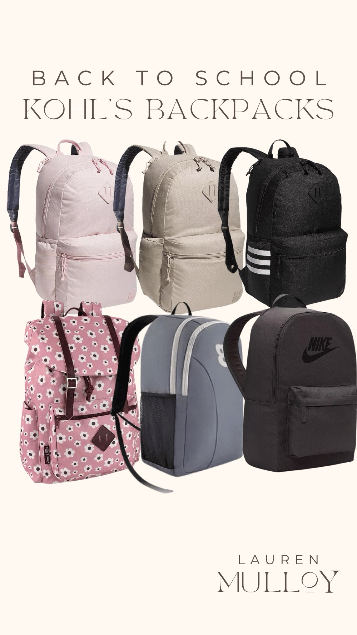 Back to School Backpacks! 

back to school, Kohl’s, affordable school supplies, elementary school essentials, middle school essentials, high school essentials, Nike backpack, adidas backpack 

#LTKFindsUnder100 #LTKBacktoSchool #LTKKids