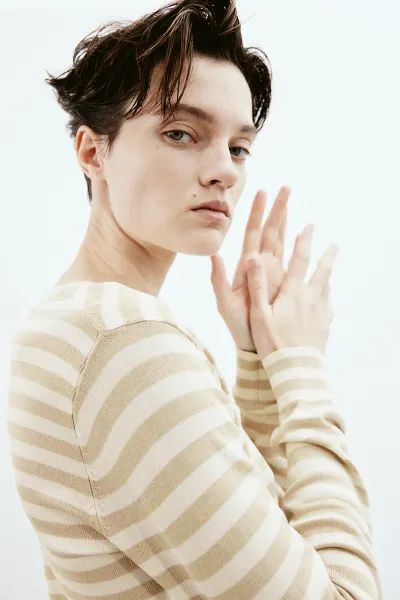 Fine-knit Cardigan - Natural white - Ladies | H&M US | H&M (US + CA)