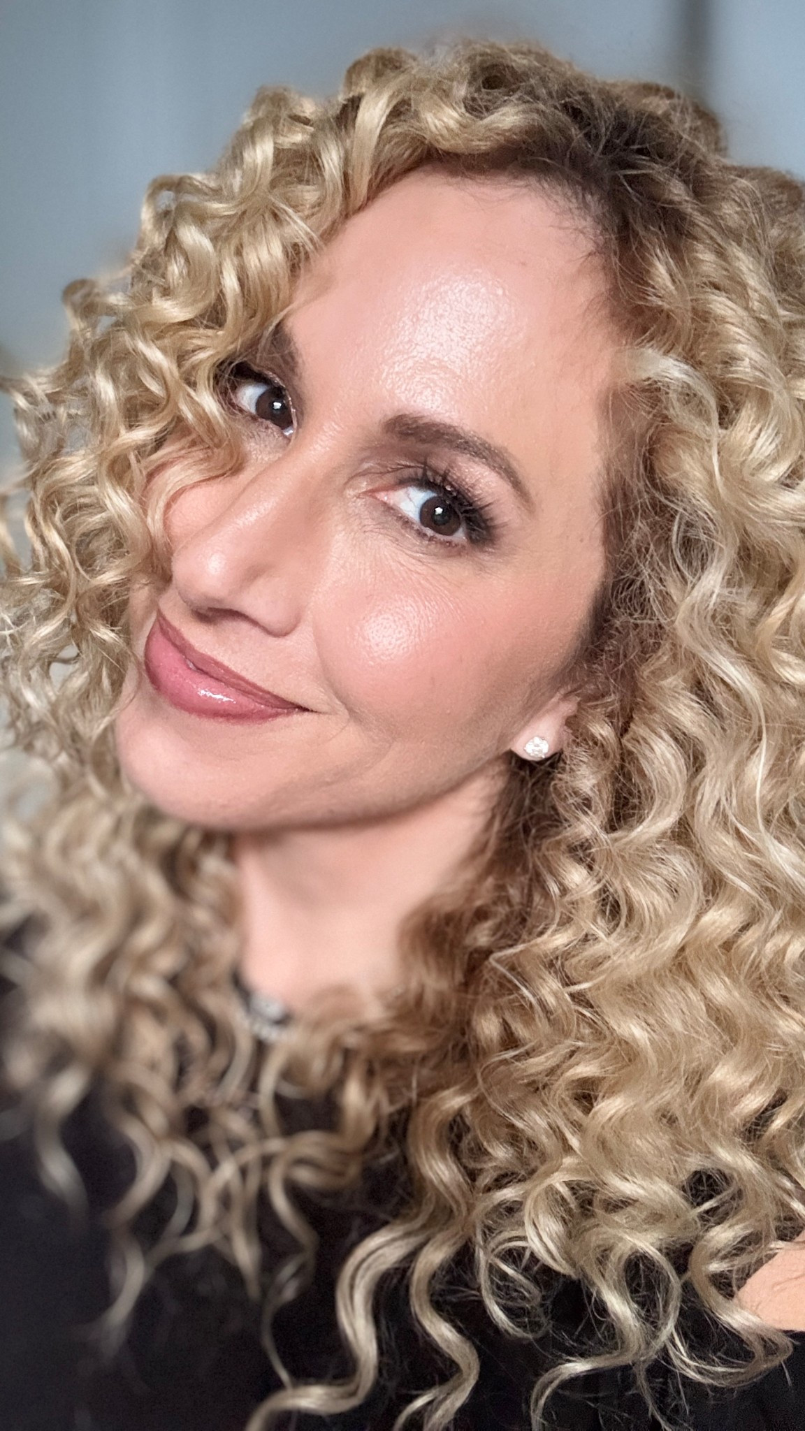 Having a great curly hair day! Plus the Dior foundation stick really makes your skin look amazing.

#LTKOver40 #LTKBeauty