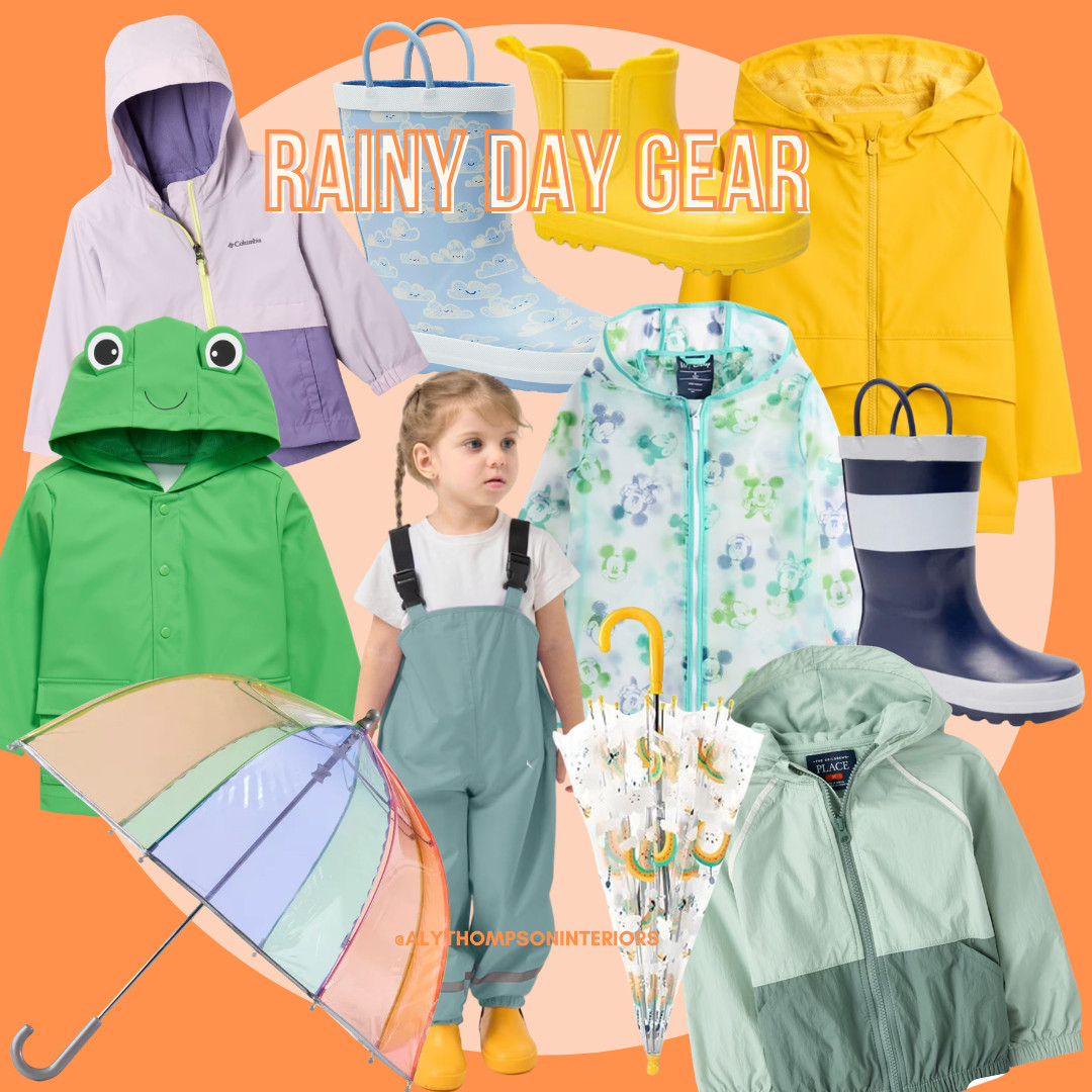 Rainy Day Gear | Kids Rain Boots | Kids Rain Coat | Kids umbrella | Raincoat | Rain Jacket | Kids Rain Gear 

 #LTKSpringSale #LTKSeasonal #LTKKids
