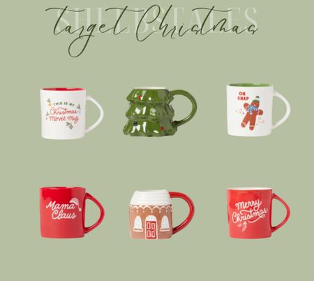 Target Christmas mugs all for $5

#LTKHoliday #LTKhome #LTKSeasonal