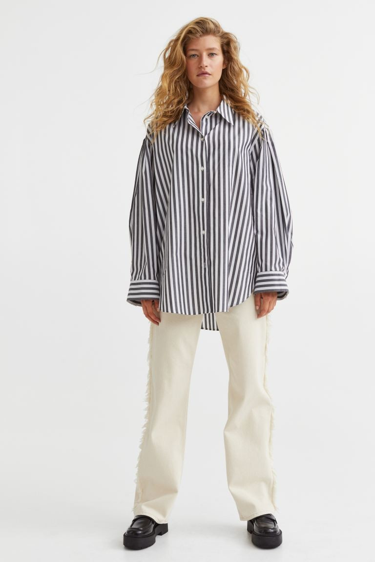 Bawełniana koszula oversize | H&M (DE, AT, CH, NL, FI)