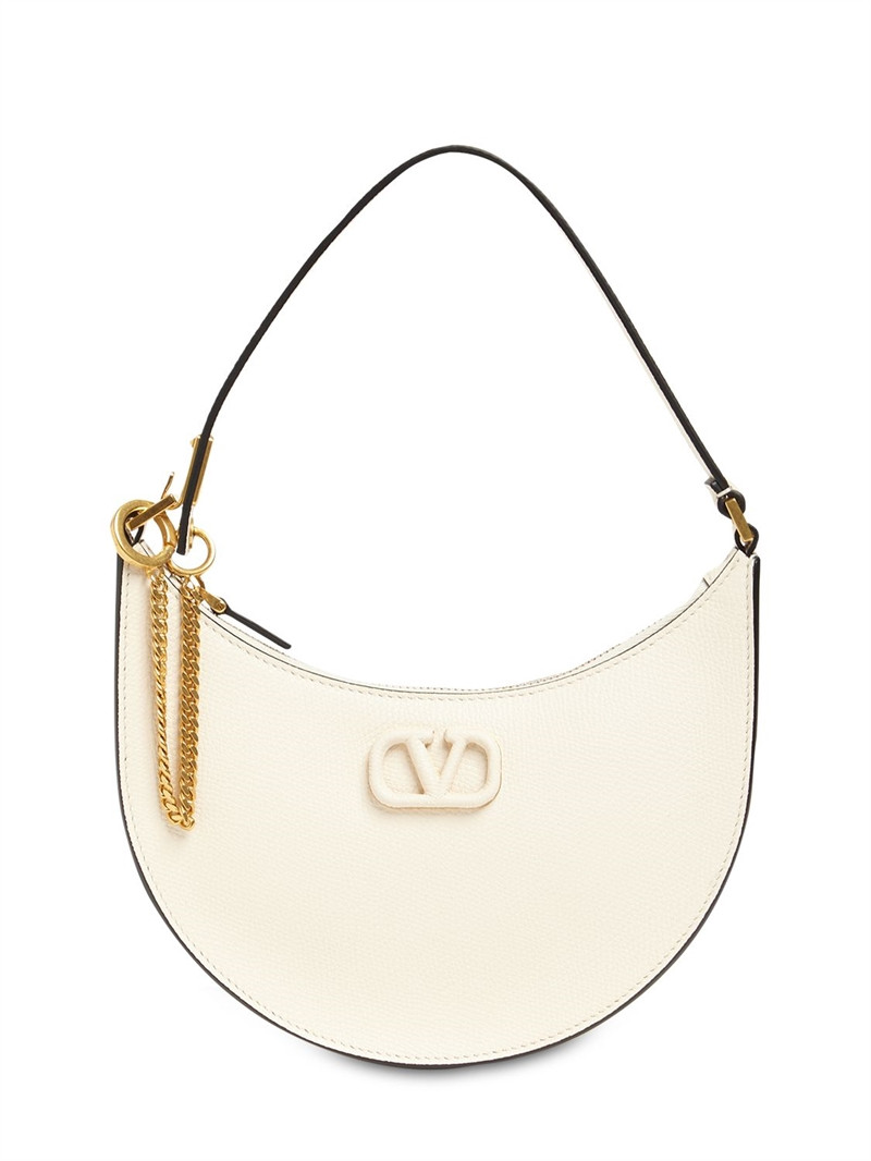 BORSA HOBO MINI “VLOGO” IN PELLE | Luisaviaroma