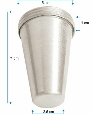 Aluminium Cone Shape Kulfi Mould with Stand, 80ml, Set of 6 Pcs with Stand | eBay UK