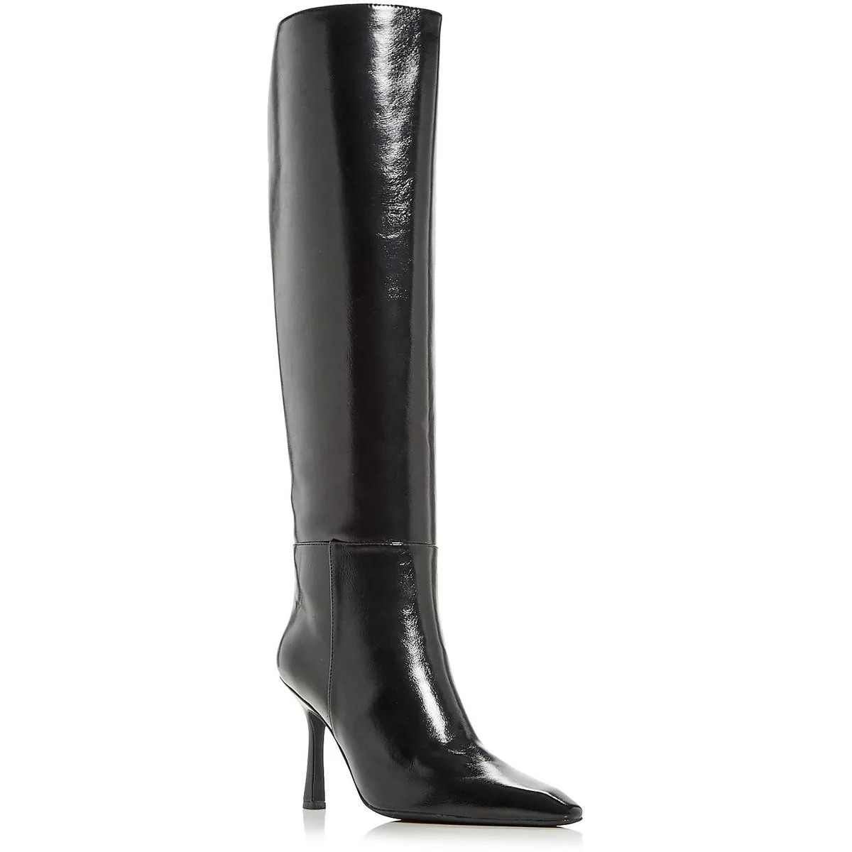 Sincerely Womens Patent Pointed Toe Knee-High Boots | Shop Simon