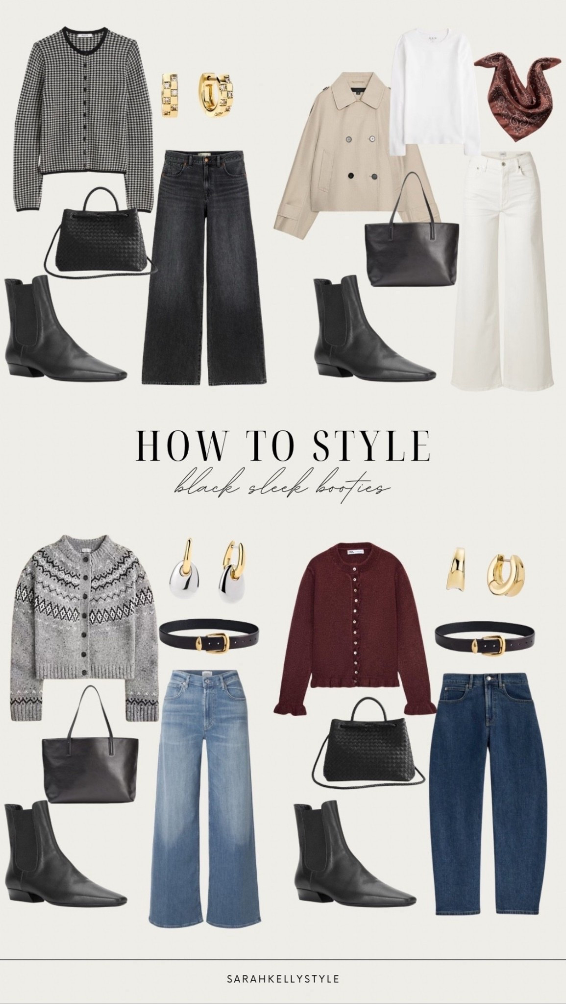 4 ways to style black booties! Perfect for fall and winter!

#LTKHoliday #LTKSeasonal #LTKStyleTip