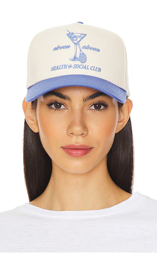 x REVOLVE Health & Social Cap in Beige & Cornflower | Revolve Clothing (Global)