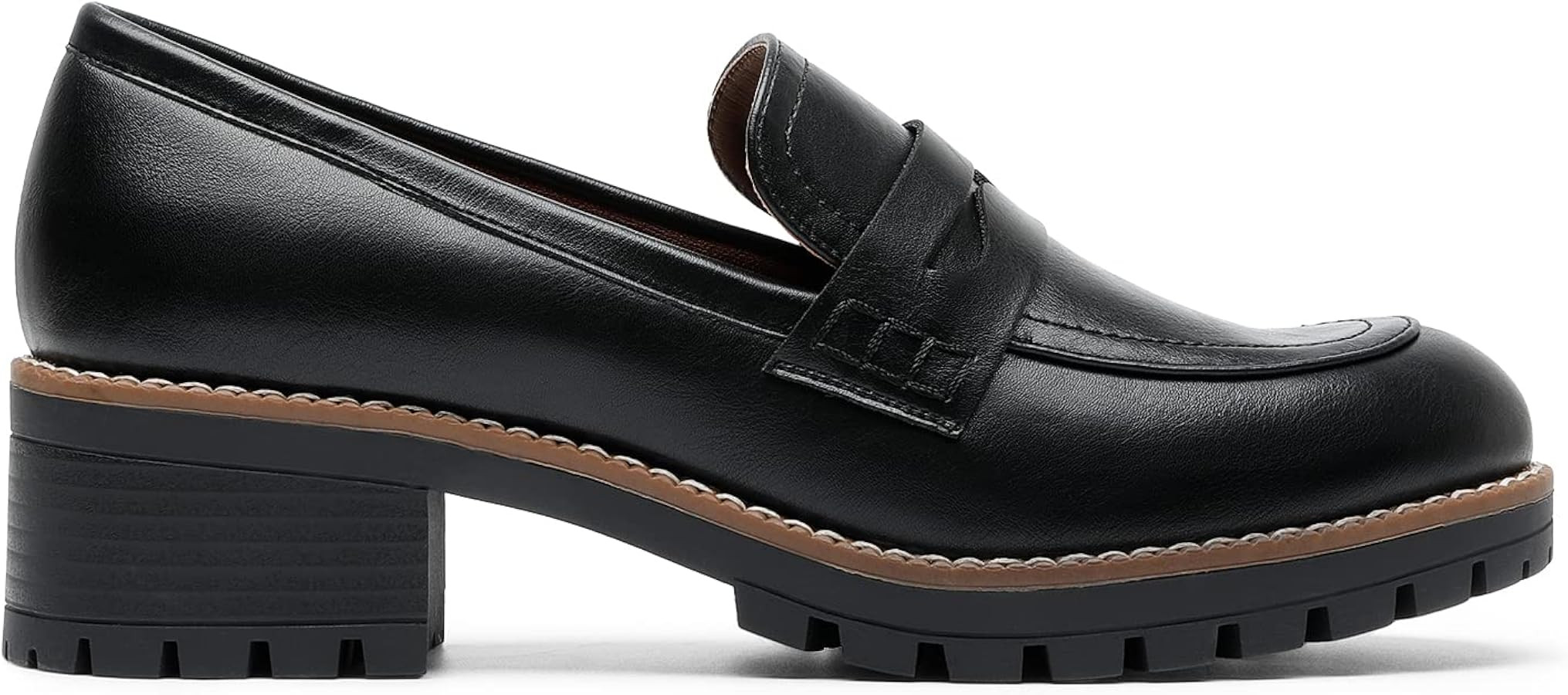 DREAM PAIRS Womens Loafers, Platform Chunky Heeled Penny Loafers Business Casual Fall Shoes for W... | Amazon (CA)