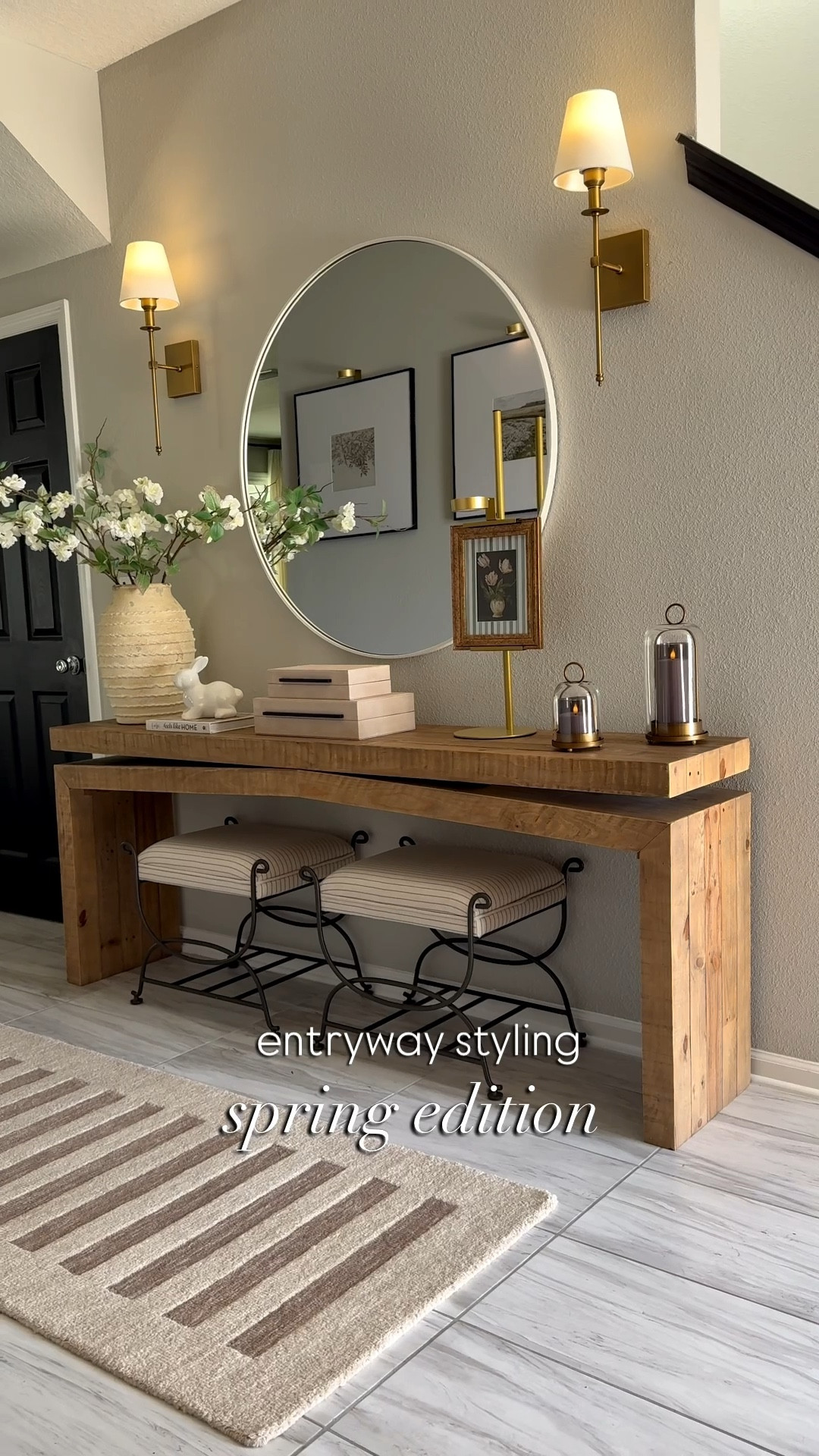 Spring styling in the entryway.. mix of splurge and save pieces 😍 

Entryway decor, console table, entryway styling, spring decor 

#LTKSeasonal #LTKHome