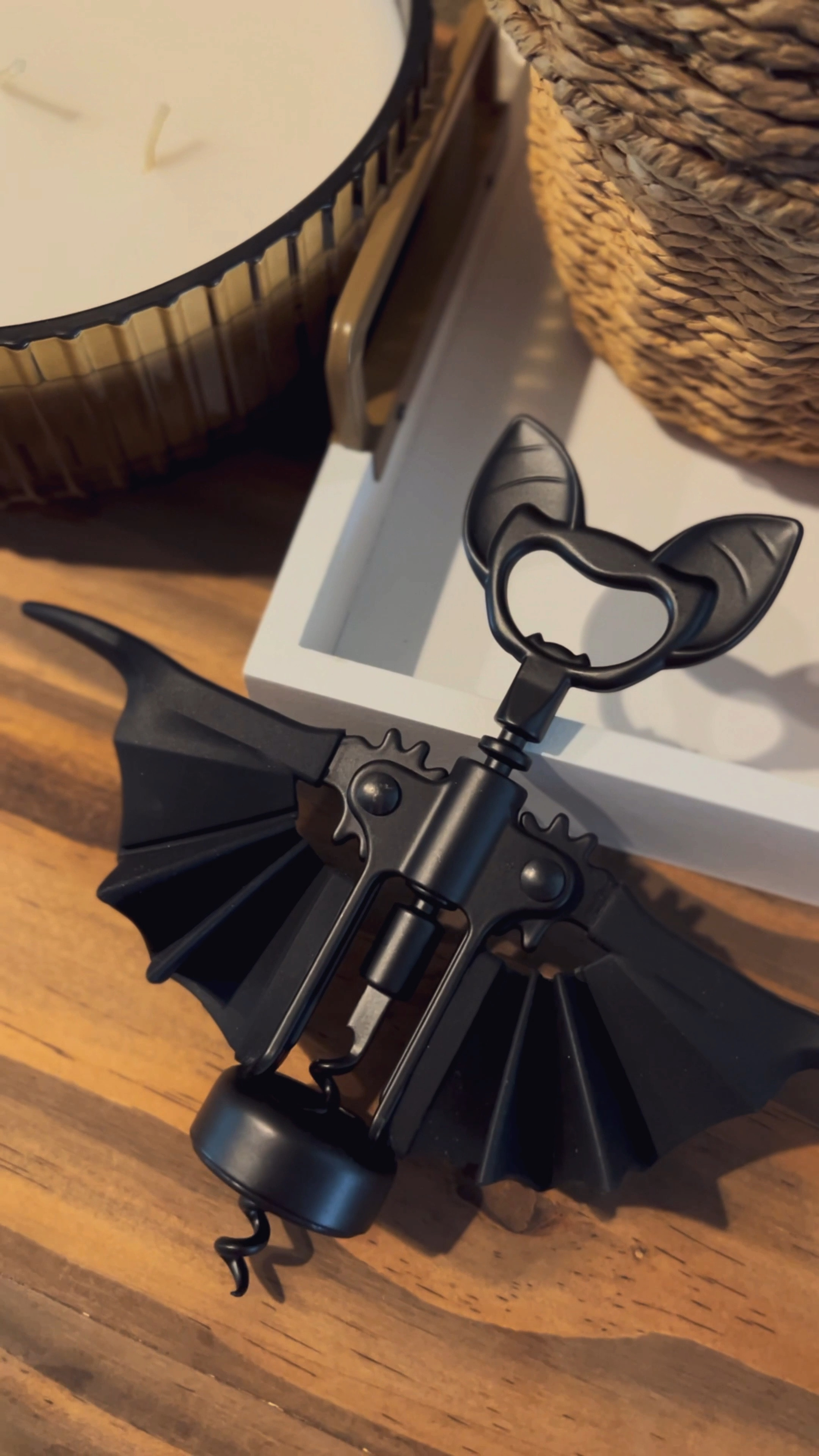 My Vino Spooky Bat Wine Opener - 2-in-1 Wine / beer bottle opener is on sale! Perfect addition for Halloween party. Halloween decor. 

#spooky #halloween #bat #wine #bottleopener #amazon

#LTKSale #LTKSeasonal #LTKhome