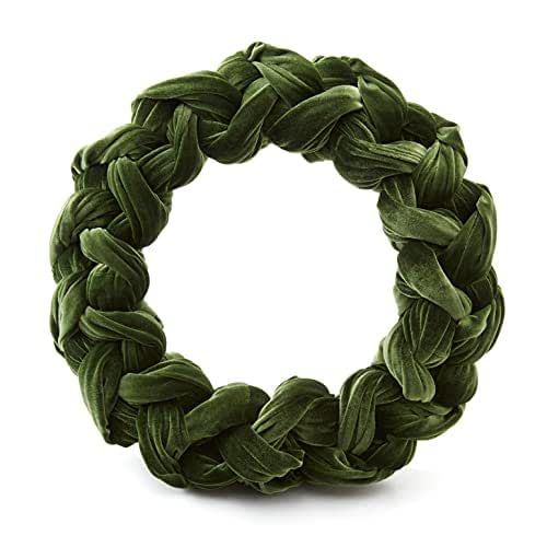Olive Velvet Wreath for Inside, Olive Green Decor, August Birthday Gift for Her, Jewel Tone Wall ... | Amazon (US)