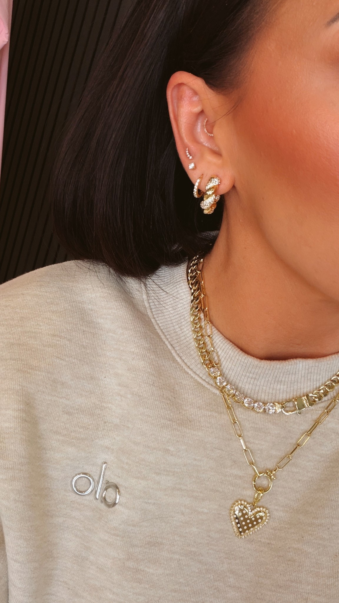 Current earring stack obsession! 🖤✨

#LTKPetite #LTKOver40