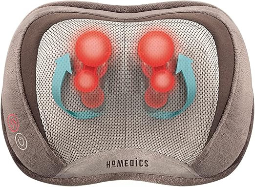 HoMedics 3D Shiatsu and Vibration Massage Pillow with Heat, Full-Body Relaxation Targets Upper an... | Amazon (US)