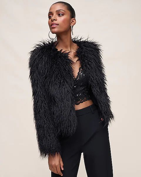 Faux Fur Coat | Express